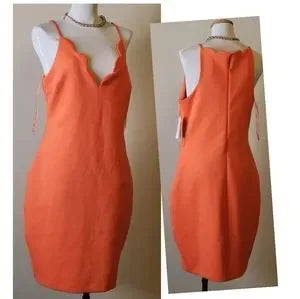 Guess scallop neckline scuba dress.  Sz L.