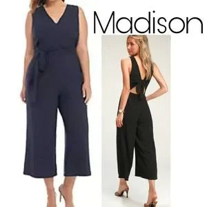 Madison tie jumpsuit. Sz XL