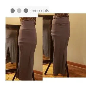 Three Dots fold down maxi skirt.  Sz Sm