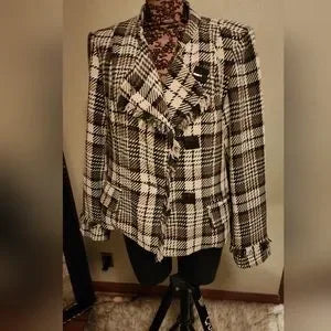 Christopher & Banks tweed jacket. Sz XL (FITS A 14 AND 16)