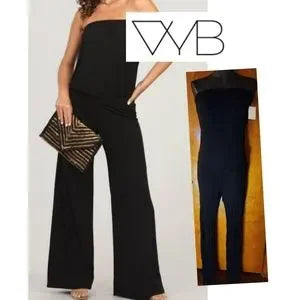 VICIOUS YOUNG BABES knit cover up jumpsuit.  *TALL fit.  Sz Med.