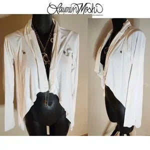 Lauren Moshi high/low cardigan. Sz small.  Stretch. New