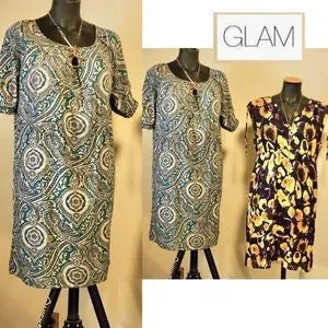 Glam boho shift dress.  Size small.  New.