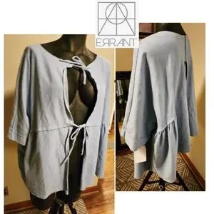Errant Plus Size jersey jacket.  Sz 1x. Runs a size large.  New!