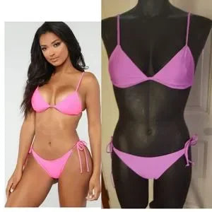 Fashion Nova "show me your tan lines" bikini set.   Sz Small