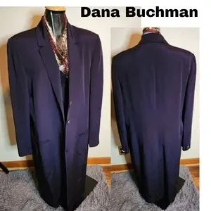 Dana Buchman Long Suit Jacket Blazer Silk 16