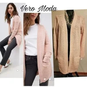 Vero Moda chunky knitted cardigan.  Sz Med