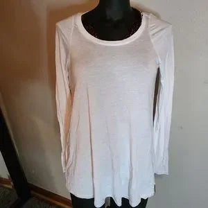 Michael Lauren white jersey shirt.   Sz Sm