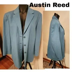 Vintage Austin Reed wool/cashmere blazer.  Sz 16