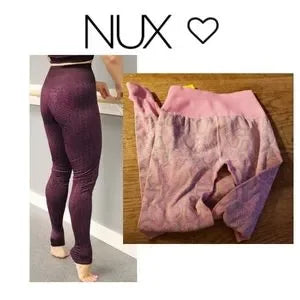 NUX Snake Leggings.  Pink.  Sz Med.  Deal!!!! Org $109