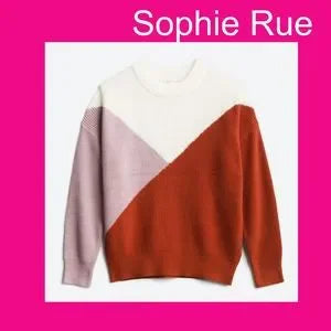 Stitch Fix Sophie Rue colorblock sweater.  Sz Med.