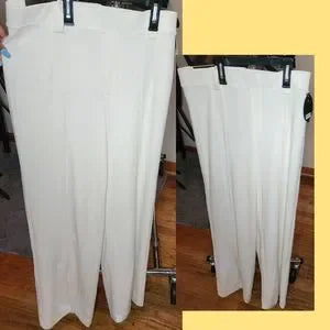 One5One off-white wide leg pants.  Sz Large