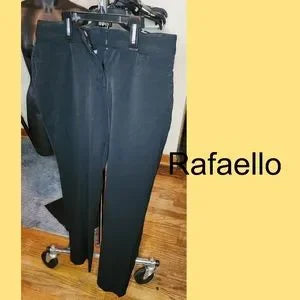 Rafaella ponte pants.  Wide waistband.  Sz 12