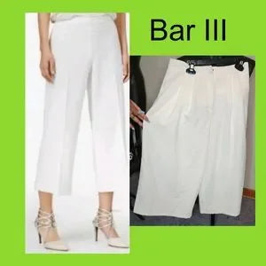 Bar III wide leg gaucho pants. Sz Sm