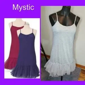Mystic tank dress with crynaline trim.  Sz Large