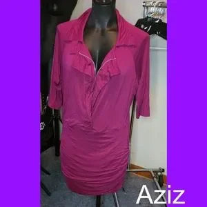 Aziz jersey dress.  Sz L