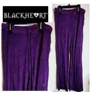 Blackheart purple drawstring loungers.   Sz XS