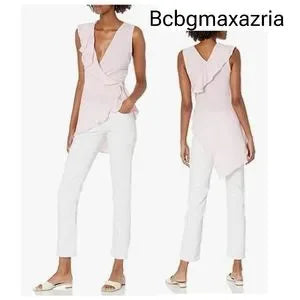 Bcbgmaxazria wrap top.  Sz Large.  New.