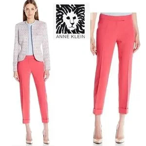 Anne Klein Cuffed Bowie Pant. Sz 8