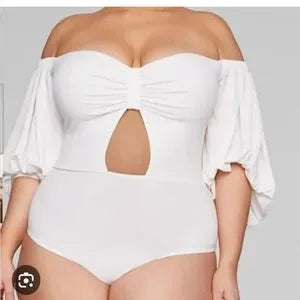 Fashion to Figure  off the shoulder cutout body suit.  Sz 2