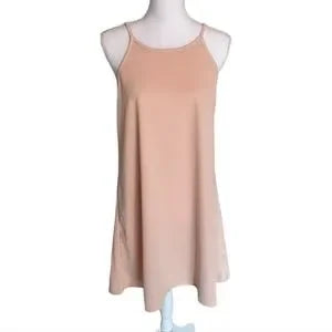 Wallflower Peach A Line Knee Length Tank Dress. Sz Med