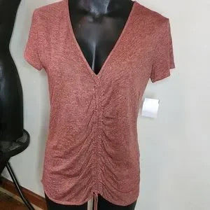 Lanston drawstring slough top.  Sz Small