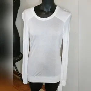 Lanston white long sleeve tee. Sz XS