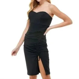 City Studio black strapless dress.  Sz 11.   Deal!