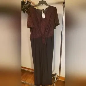 Ny Collection jumpsuit. Sz XL.  Fits sz 14 or 16 comfortably.  New