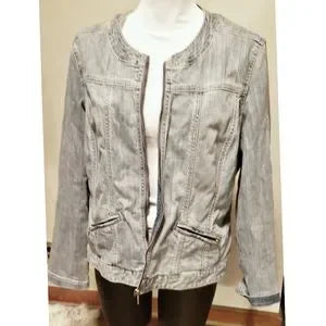 Chico's denim jacket. Chico Sz 2 - US Size 12 stretch