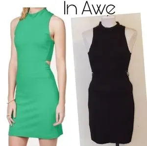 In Awe of You black cut out sides dress.  Sz Sm.