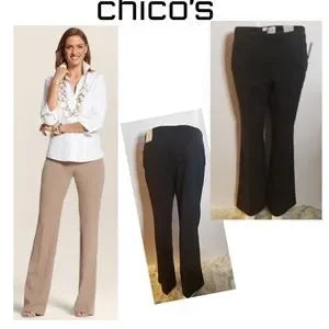 CHICO's METRO WIDE LEG TROUSER.  Sz 2